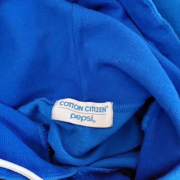 Cotton Citizen Pepsi Pullover Hoodie Blue Red XL or L NWOT | Unisex Sweatshirt - Picture 6 of 9